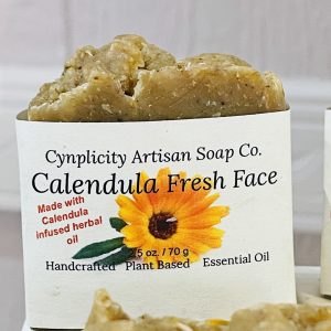 Fresh Face Facial Soap- Calendula Infused Olive Oil