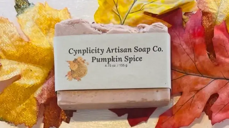 Pumpkin spice artisan soap banner