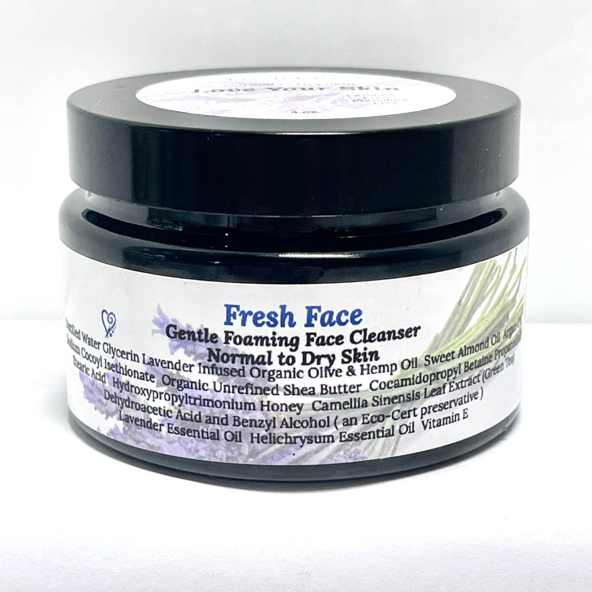 Creamy Whipped Hydration Cleanser – Lavender, Helichrysum, Vitamin E Formula