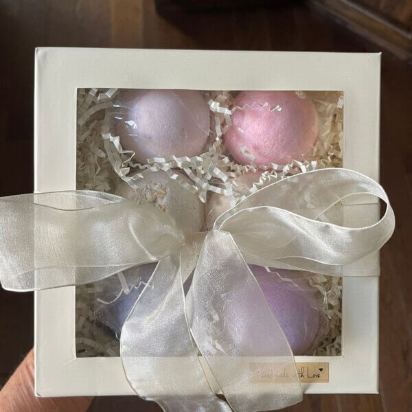 luxury bath bomb gift box