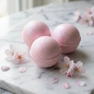 Cherry Blossom + Shea Luxury Bath Bomb