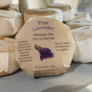 Lavender shampoo bar