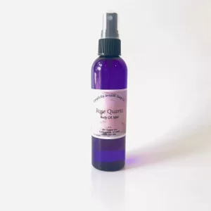 Rose quartz body oil mist