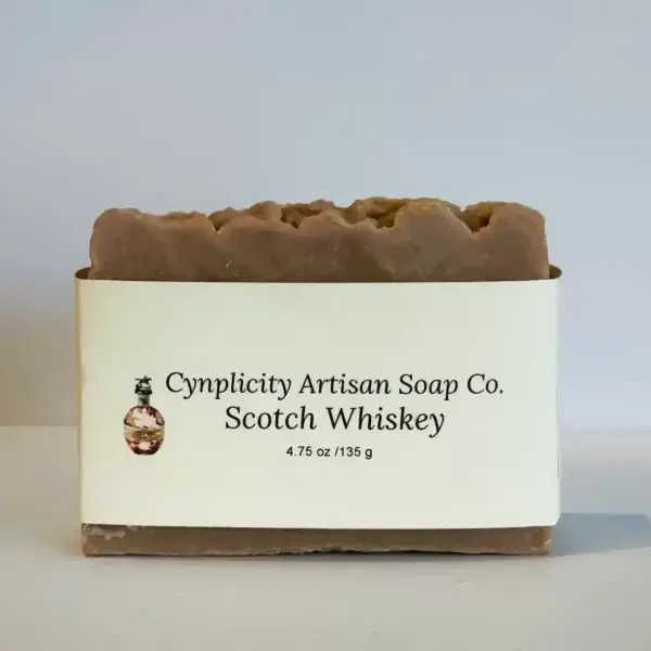 Scotch whiskey handmade soap