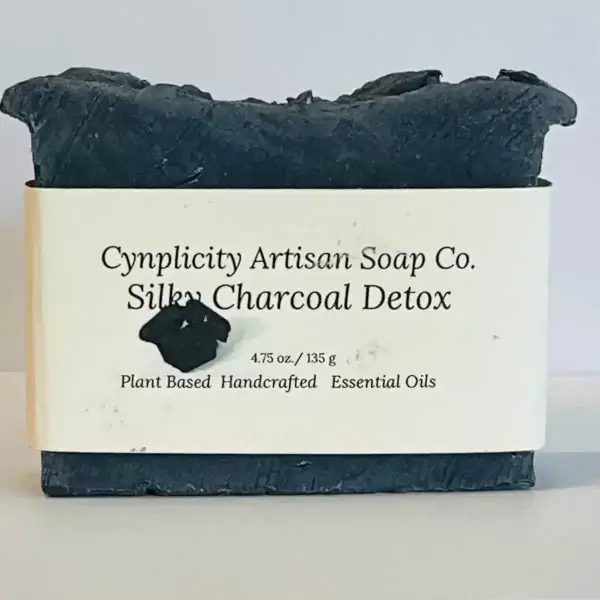 Silky charcoal detox salt bar